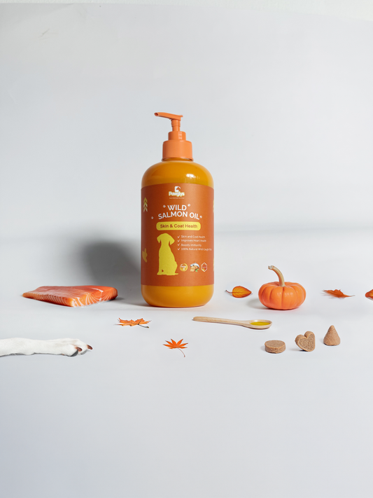 Wild Salmon Oil Formula for Dogs - Purified & Rich in Omega-3s Fish Oil Natural Oil for Dogs Premium Fish Oil